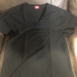 Dickies Black Scrub 