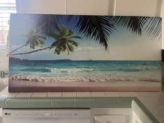 Canvas Beach Print 47”x24” $7.00