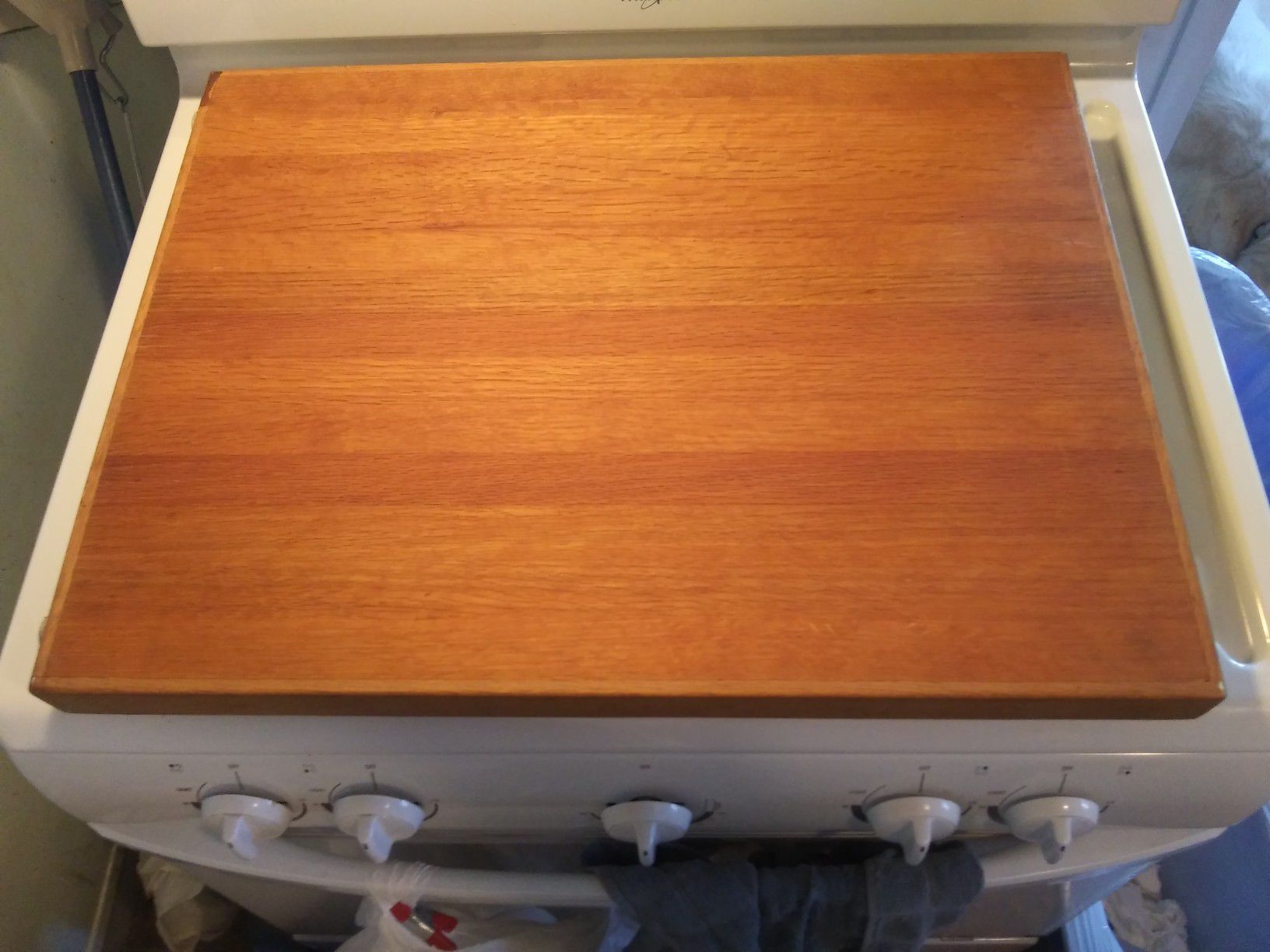 Large Solid Wood Cutting Board - Used