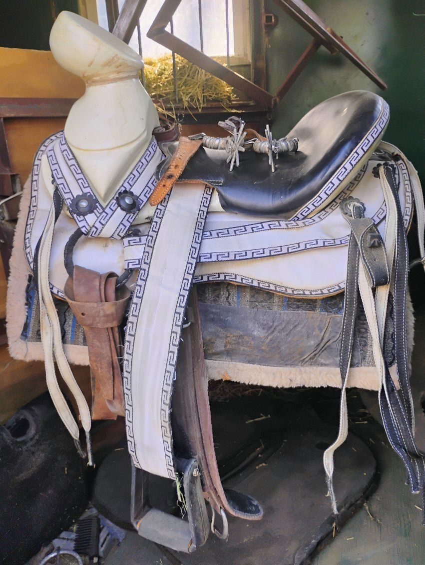 Silla De Caballo Y Espuelas