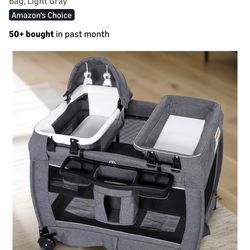 Kinder King 4-in-1 Baby Playard with Bassinet + Changing Table (Brand New in Box)