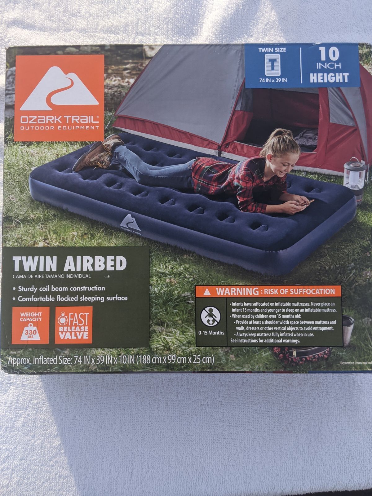 Camping OzarkTrail Twin Air Mattress