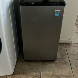 Gray Mini Fridge