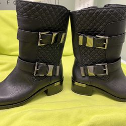 Vince Camuto Leather Boots (NEW) Size 6