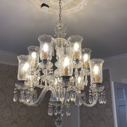 Antique Crystal Chandilier 