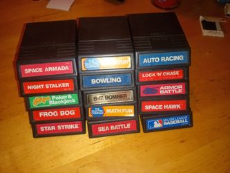 Intellivision Video Games Vintage 1979 Games