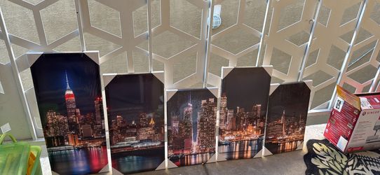 New York City Skyline Wall Decor