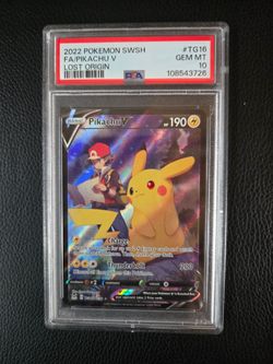 Pokemon Pikachu V PSA 10