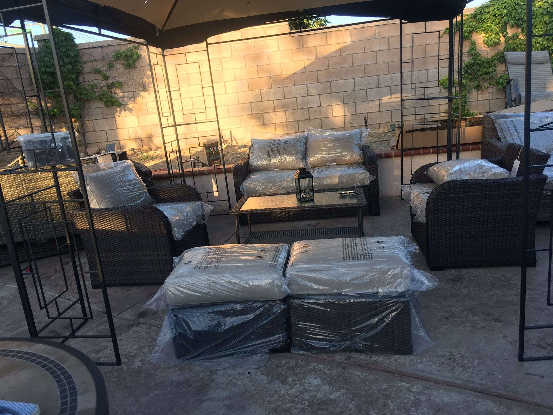 ALLEN+ROTH NORTHBOROUGH 5-PIECE PATIO SET, PATIO DE 5 PIESAS