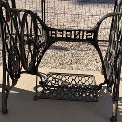 Old Singer Machine Base