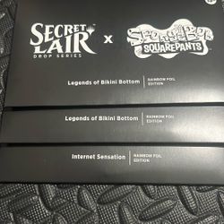 MTG:  Secret Lairs SpongeBob’s SquarePants