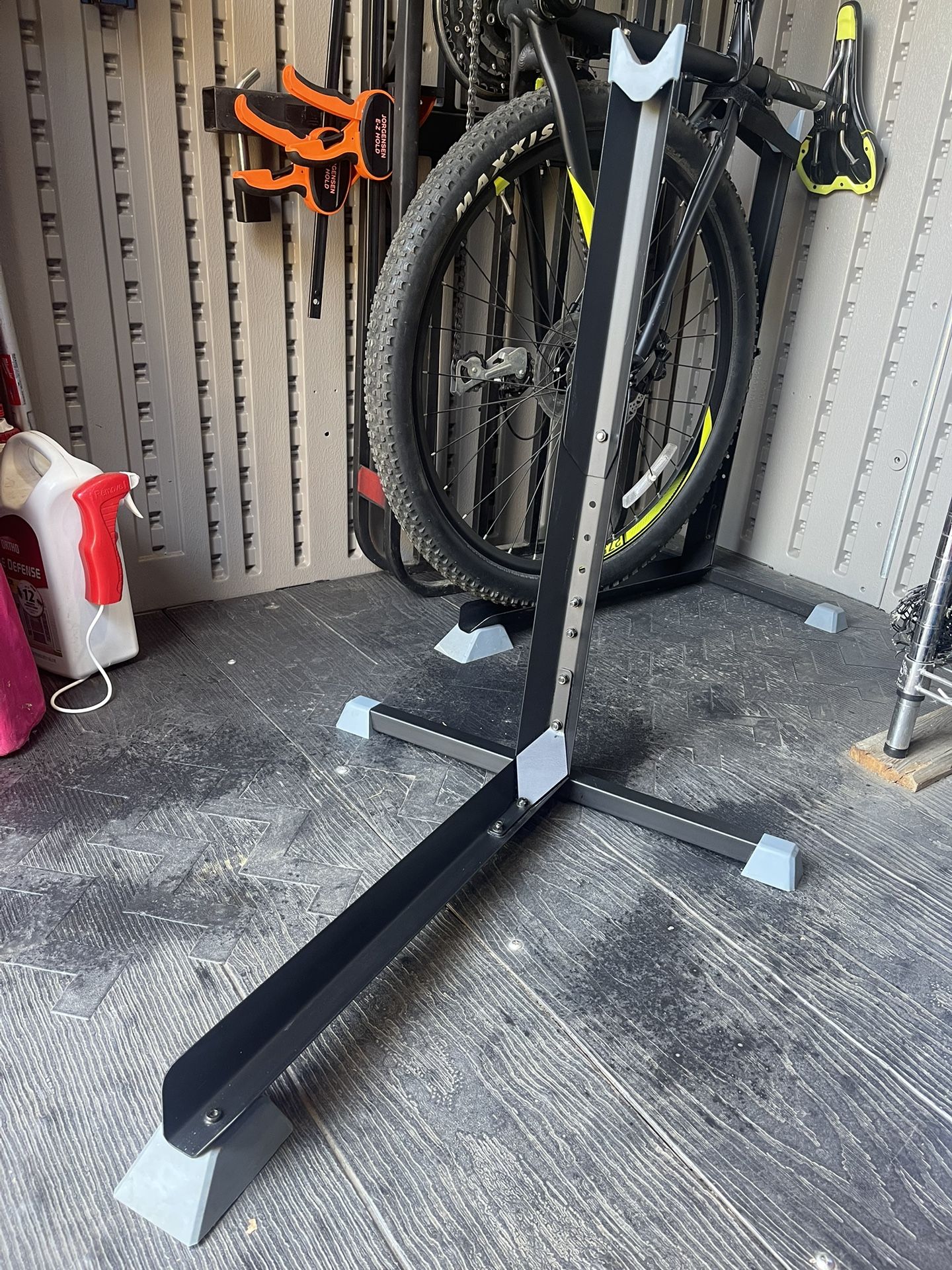 Bike, Mountain Bike, Upright Storage Rack