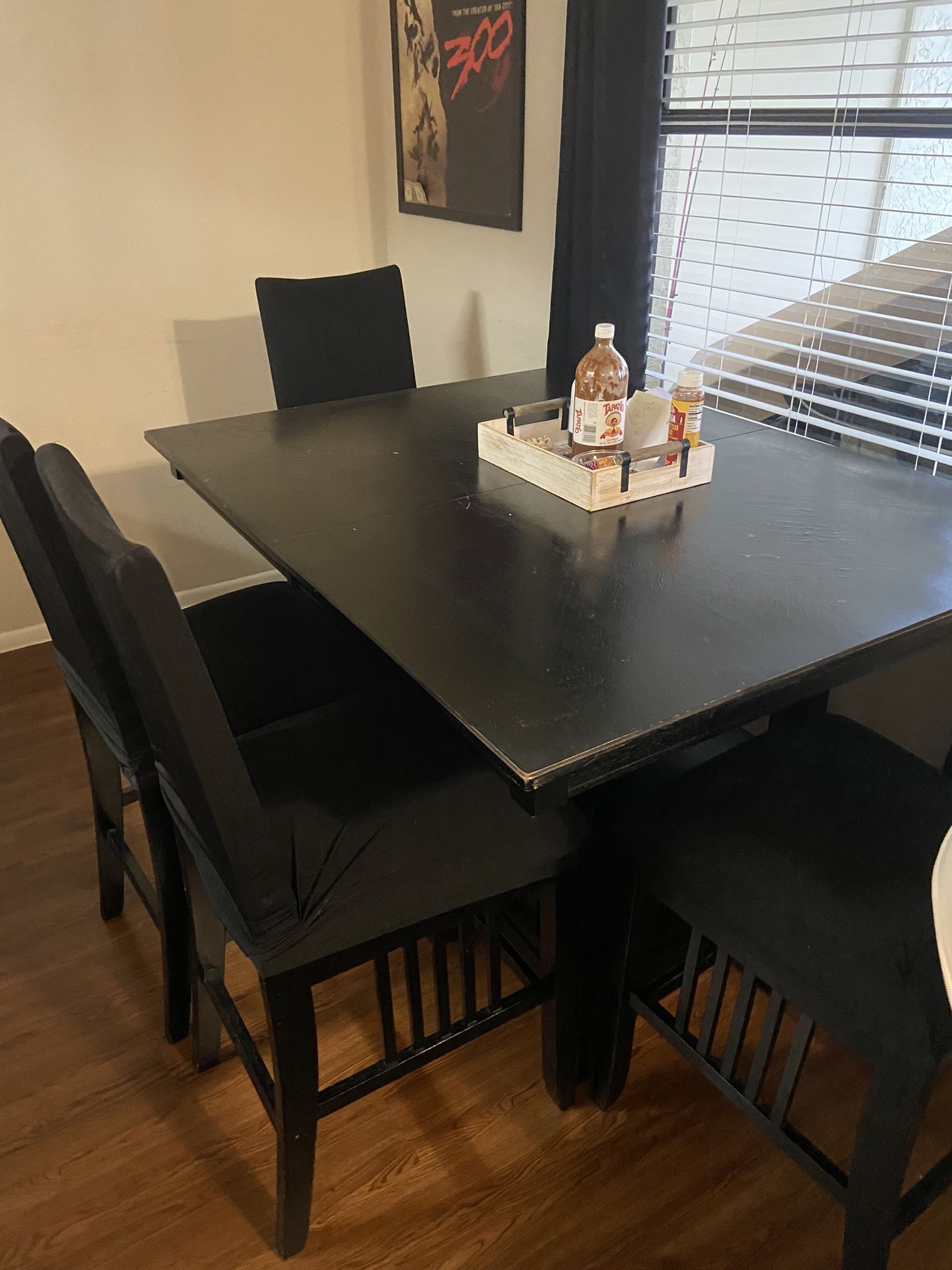 Black Dining Table 