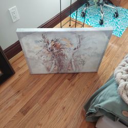 Elephant Wall Art On Canvas 