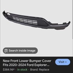 20-24 Ford Explorer Front Bumper Valance