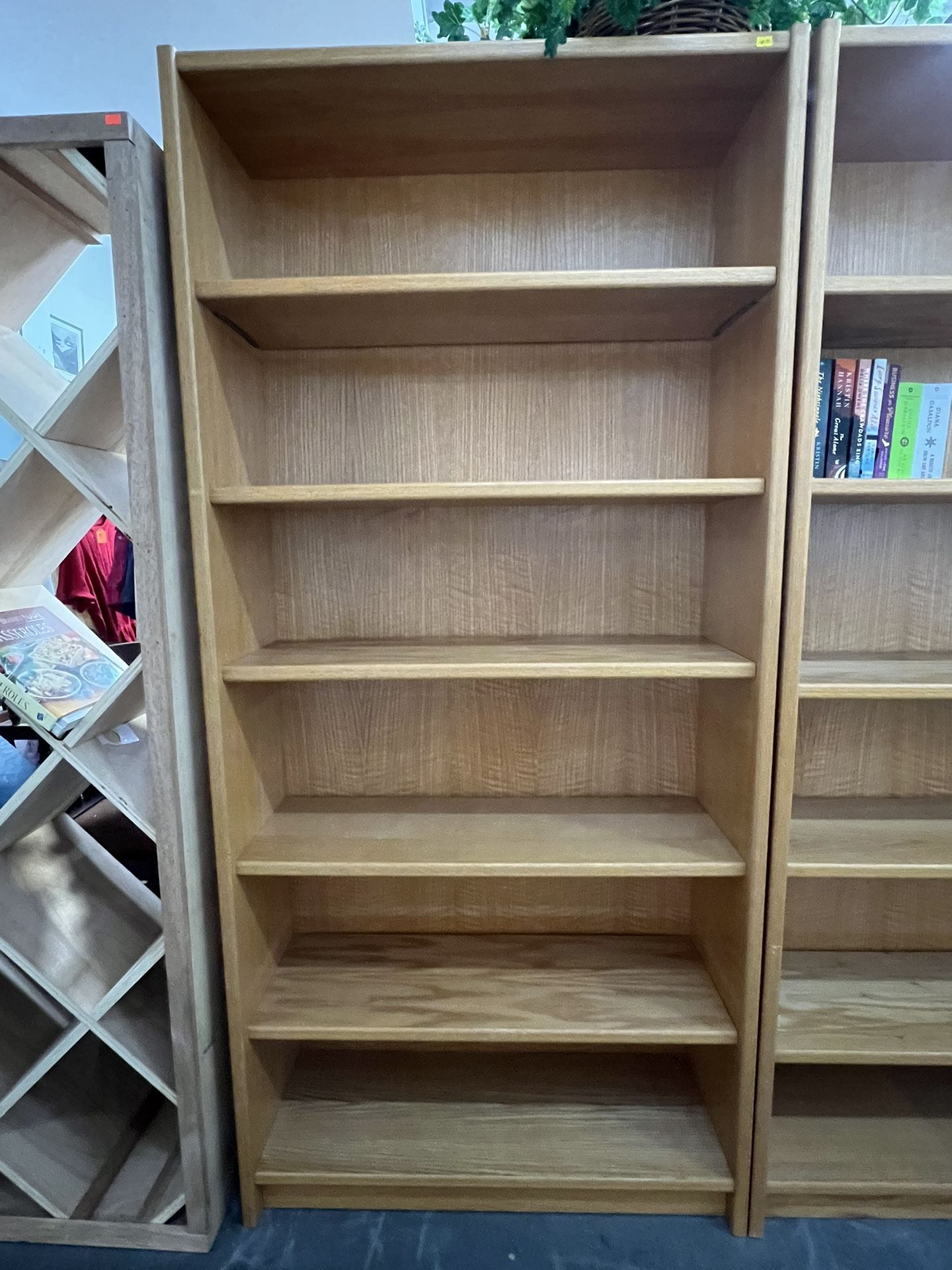 Wooden Bookshelves / Bookcases