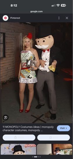 Fun Costumes Mens Mr MONOPOLY Halloween Costume Rich Uncle Board Game Outfit - Adult