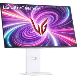 LG ‎32GS95UV 32-inch Ultragear OLED Gaming Monitor UHD 240Hz 0.03ms DisplayHDR True Black 400 AMD FreeSync Premium Pro NVIDIA G-Sync HDMI 2.1 DisplayP