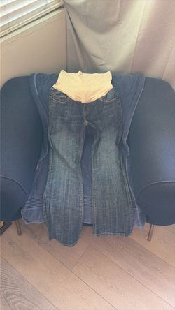 American Star Full Belly Panel Maternity Jeans - Size S