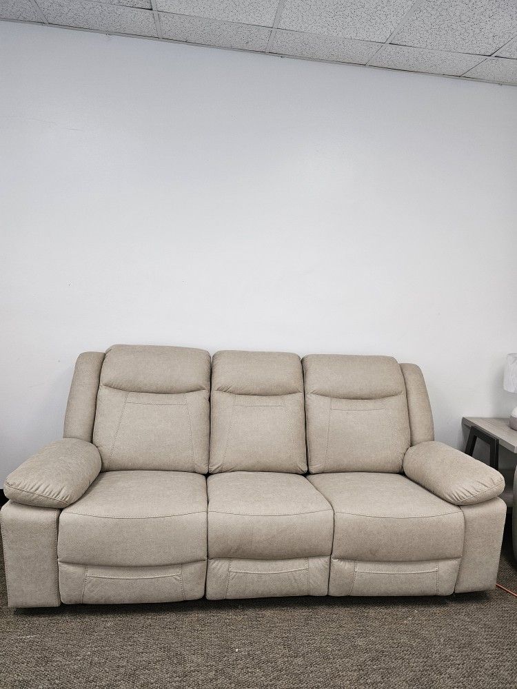 Fabric Recliner Sofa 