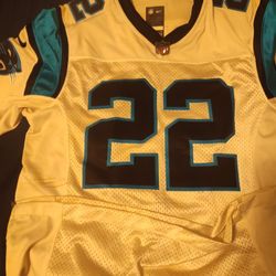 Men's Carolina Panthers Christian McCaffrey Jersey Size Small