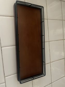 Classic Oak&Iron Vanity Tray!