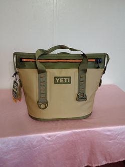 Yeti Hopper two 20 cooler bag green tan "Missing Shoulder Strap" Rare!