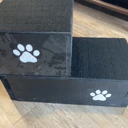 Custom Wood Dog Steps