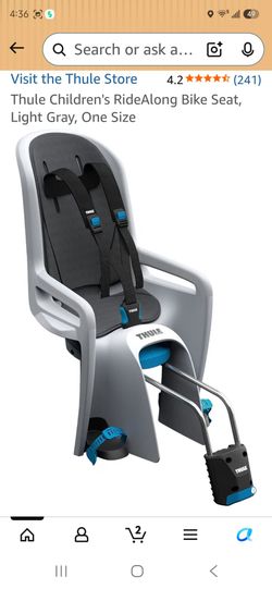 Thule RideAlong Children's Bike Seat Light Gray