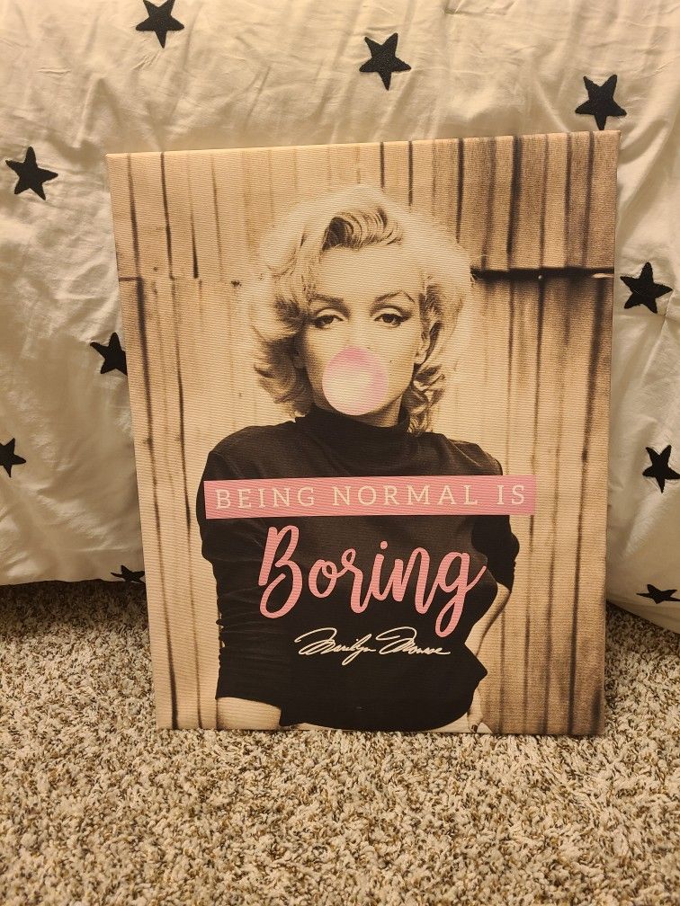 Marilyn Monroe Canvas Art.