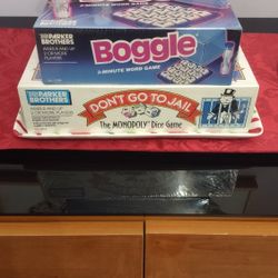 Vintage Unopened Monopoly And Boggle