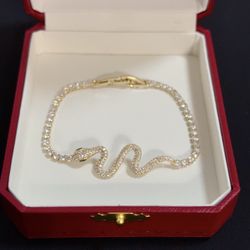 Diamond-encrusted bracelet