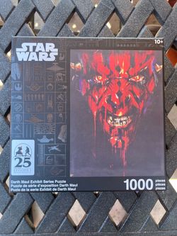 Disney Parks Star Wars Darth Maul Exhibit 1000 Pc Puzzle Phantom Menace 25th NIB