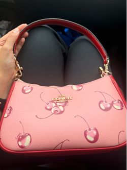 Coach cherry purse