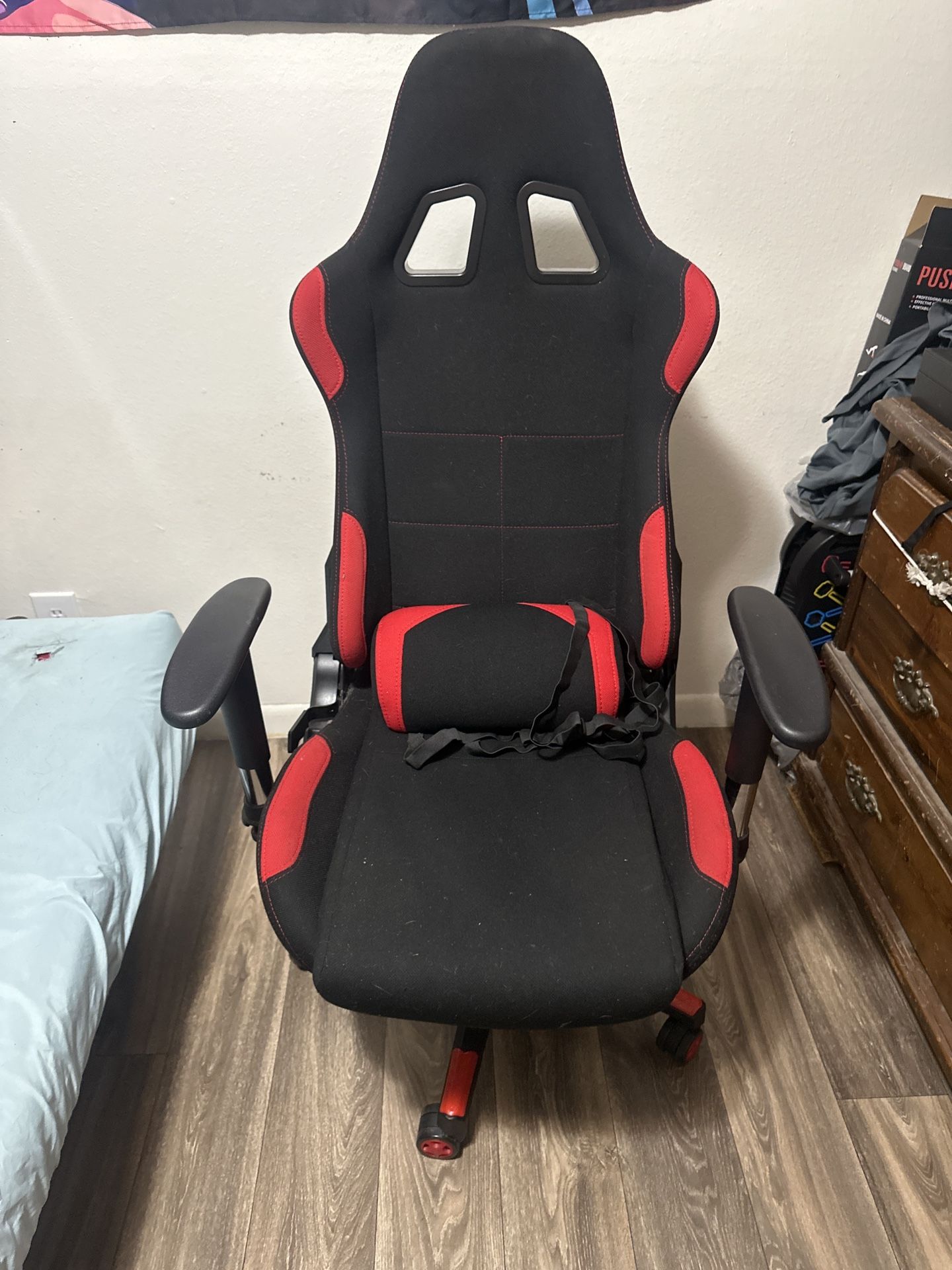Red On Black Gaming Chair