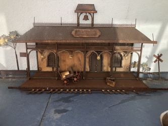 Metal and copper house