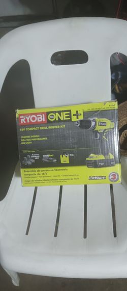 Ryobi drill gun with 2 Batteries and the charger