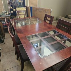 Dining room table and chairs