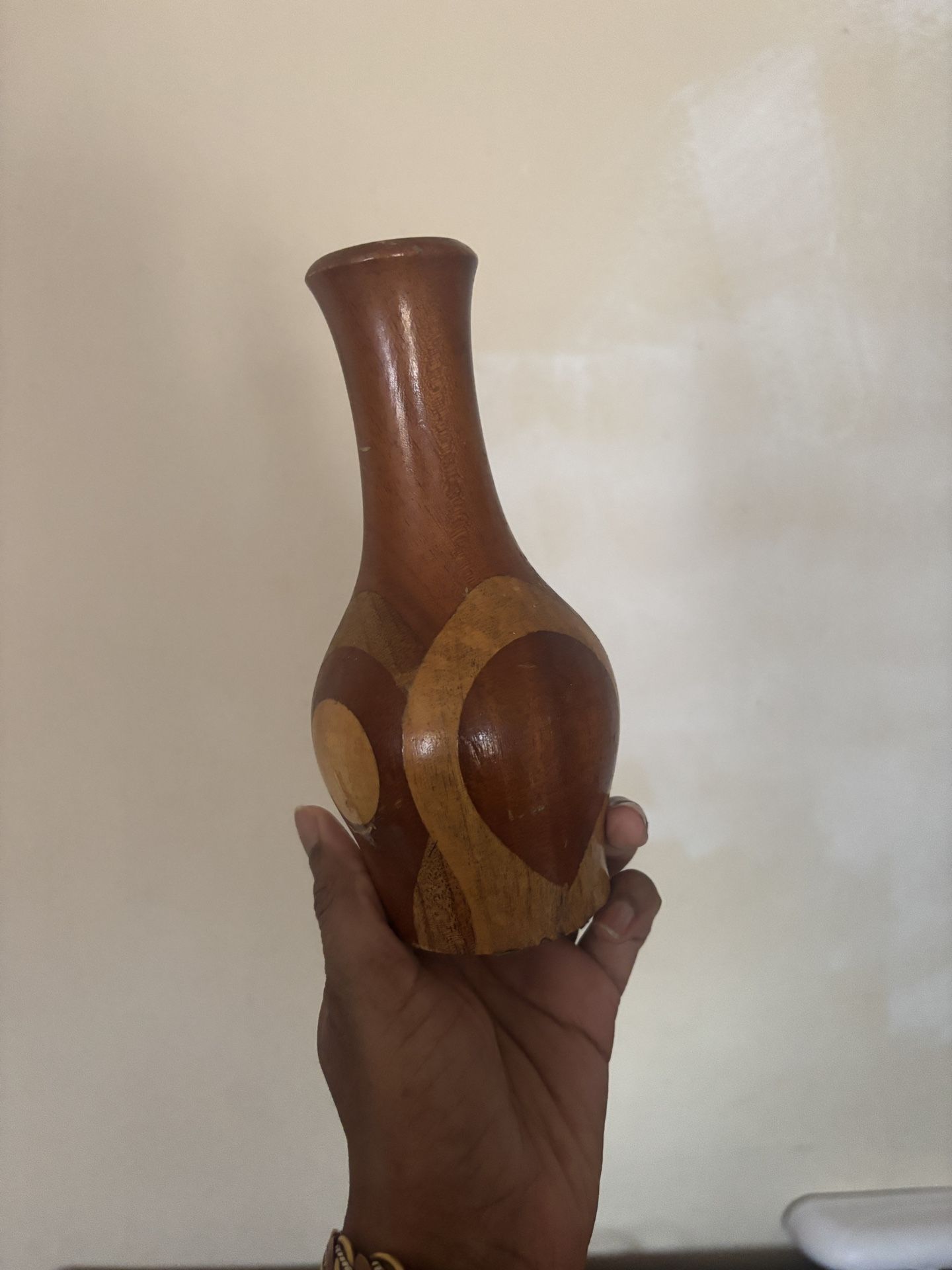 Wooden Vase