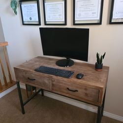Wooden desk