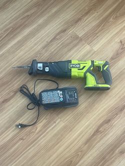 Ryobi cordless reciprocating saw with battery