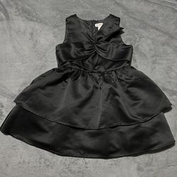 Cat & Jack Girls Special Occassion Black Dress (Size: M 7-8)