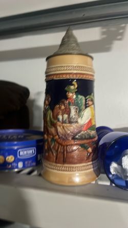 vintage German beer stein