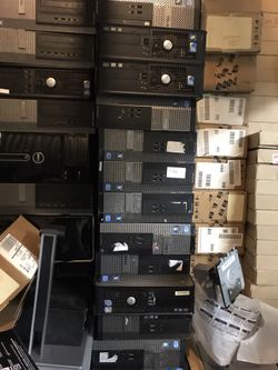 Desktops, laptops, chrome books, iPads, tablets, hard drives keyboards, mouse, hdd caddy’s, and more. Everything about computers, hit me at 8624529