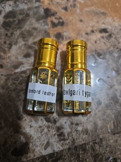 Son Aceite De Perfumes Uno Es Tomfor Hombre Leders Y El Otro Bulgari Tygar Bulgar