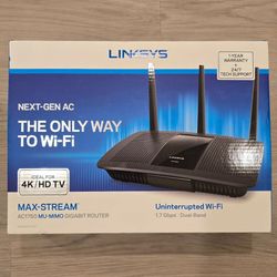 Linksys Max-Stream AC1750 Dual-Band WiFi Router (EA7300) – Fast 1.7Gbps, MU-MIMO