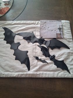3D bat decorations