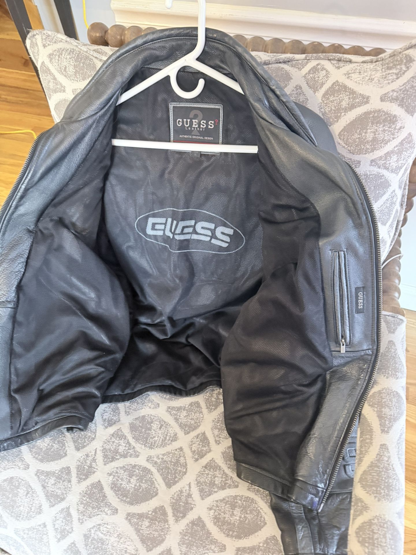 Guess Leather Jacket XL