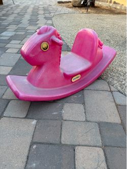 Rocking Horse Magenta Small for toddlers and little kids