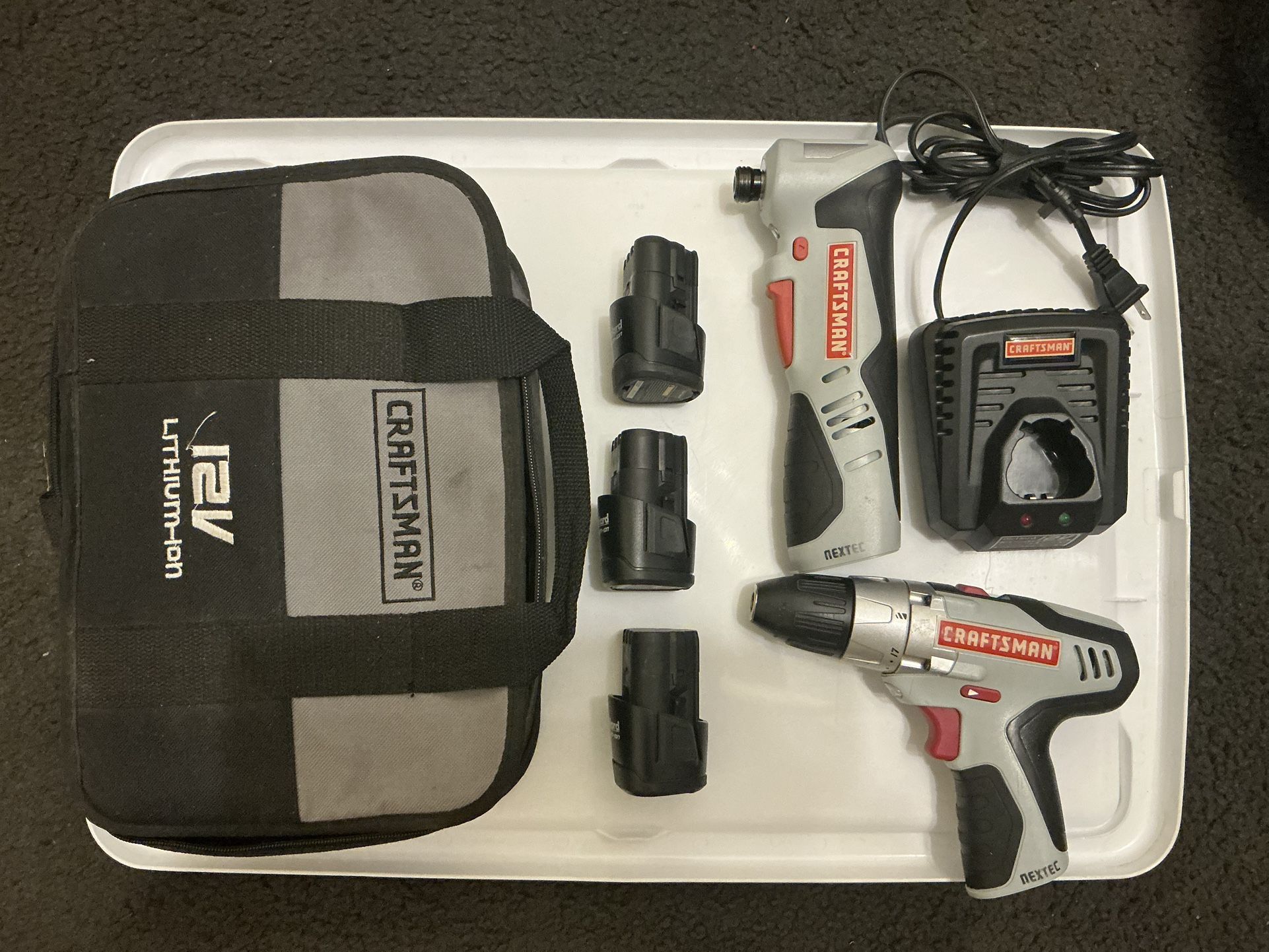 Craftsman Nextec 12V Lithium-Ion Tool Set drill impact driver